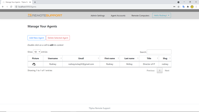 Aministrator Web Console 2