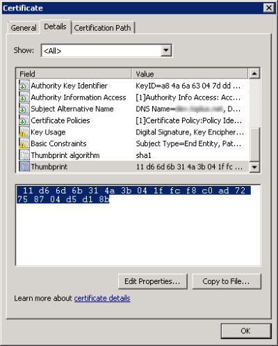 Enable SSL Screenshot 18