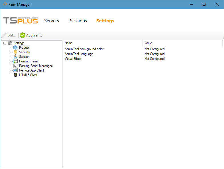 Farm Manager Settings